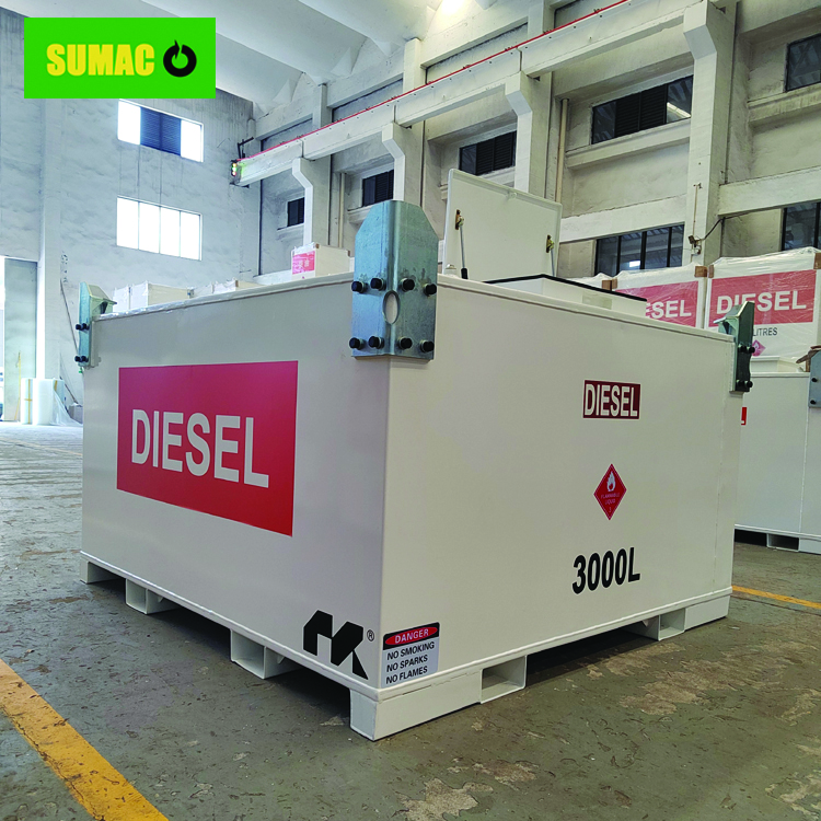 خزان Carbon Steel Diesel Cube Cube Petrol IBC