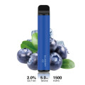 Lensen 1500 Puffs 850 mAh E-Cig Bateria Doratosable Vape