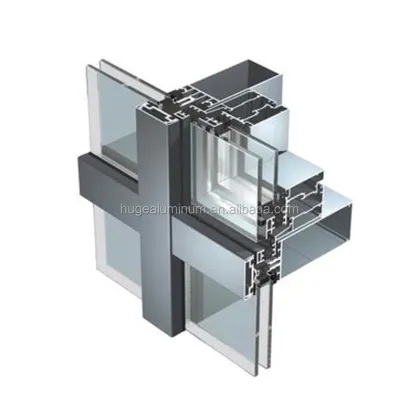 Thermal Break Aluminum Profile Glass Curtain Wall