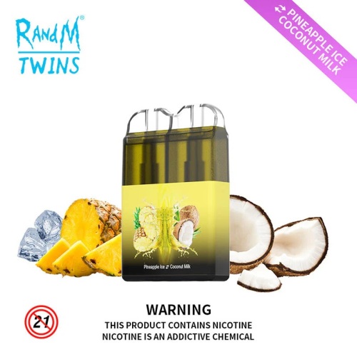 Randm Twins 2in1 Led Light 6000 Puffs Disposable Vape Pod Device