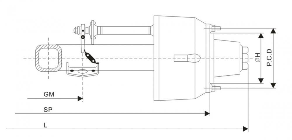 Hub Type Axle 02