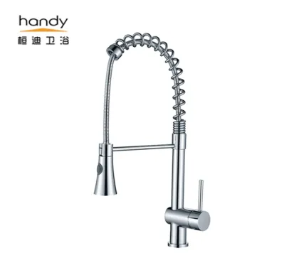 Spring elbow Pull Down Kitchen Sink Mixer taps