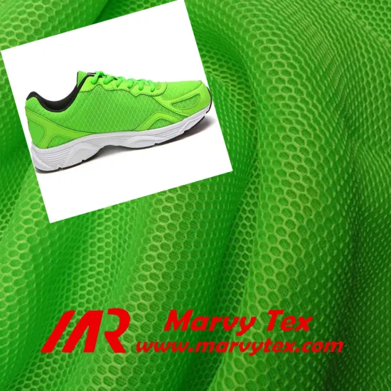 stretch waterproof breathable shoe lining 3d mesh fabric
