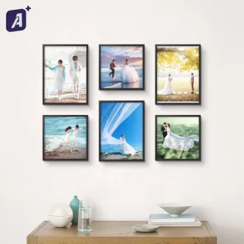 Hot Sale Lightweight ABS 8 inch Portable Plastic Photo Frame with Adhesive - Mixtile