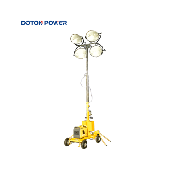 Mobile Lighting Tower With Diesel  Generator