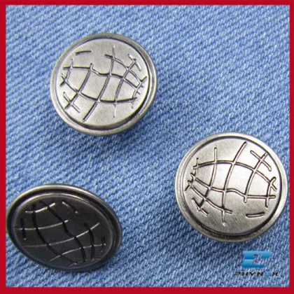 Fashion Metal Jeans Button For Garment 