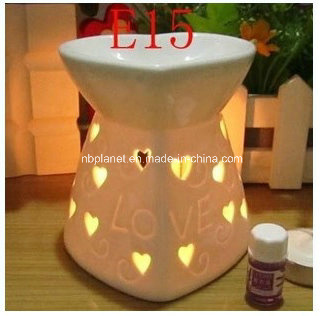 2014 neue Keramik-Ölbrenner und Aroma-Lampe mit Herz-Design