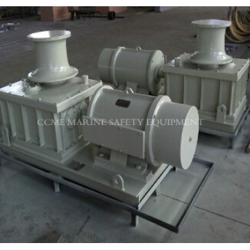 Marine electric winch capstan