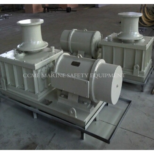 Marine electric winch capstan
