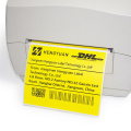 Blank Yellow color thermal label sticker roll