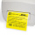 Blank Yellow color thermal label sticker roll