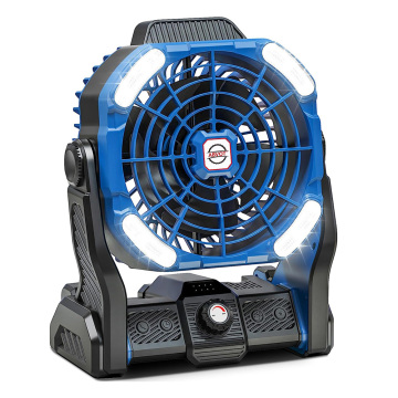 Ventilateur LED à batterie rechargeable - ventilateur USB portable pour le camping en plein air