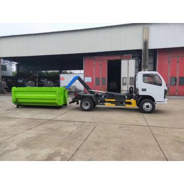 camion à ordures de chargeur frontal Garage de camion de déchets 5cbm