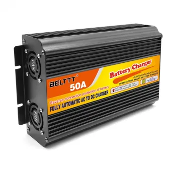 Portable 12V 50A Smart Lead Acid Battery Charger