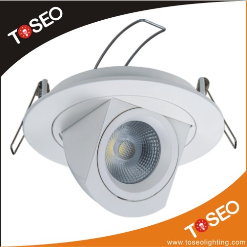 round adjustable COB buli's eye dimmable recessed lighting