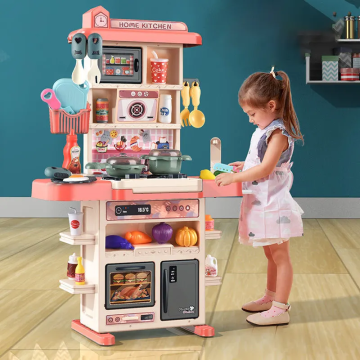 Set Toy-Play Role-Play 2024: Sink Memasak Mini 43-Piece untuk Kanak-kanak