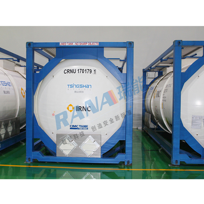 ריפוד PTFE ISO מיכלי ציוד לאחסון ריאגנטים