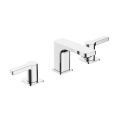 Three hole square basin mixer