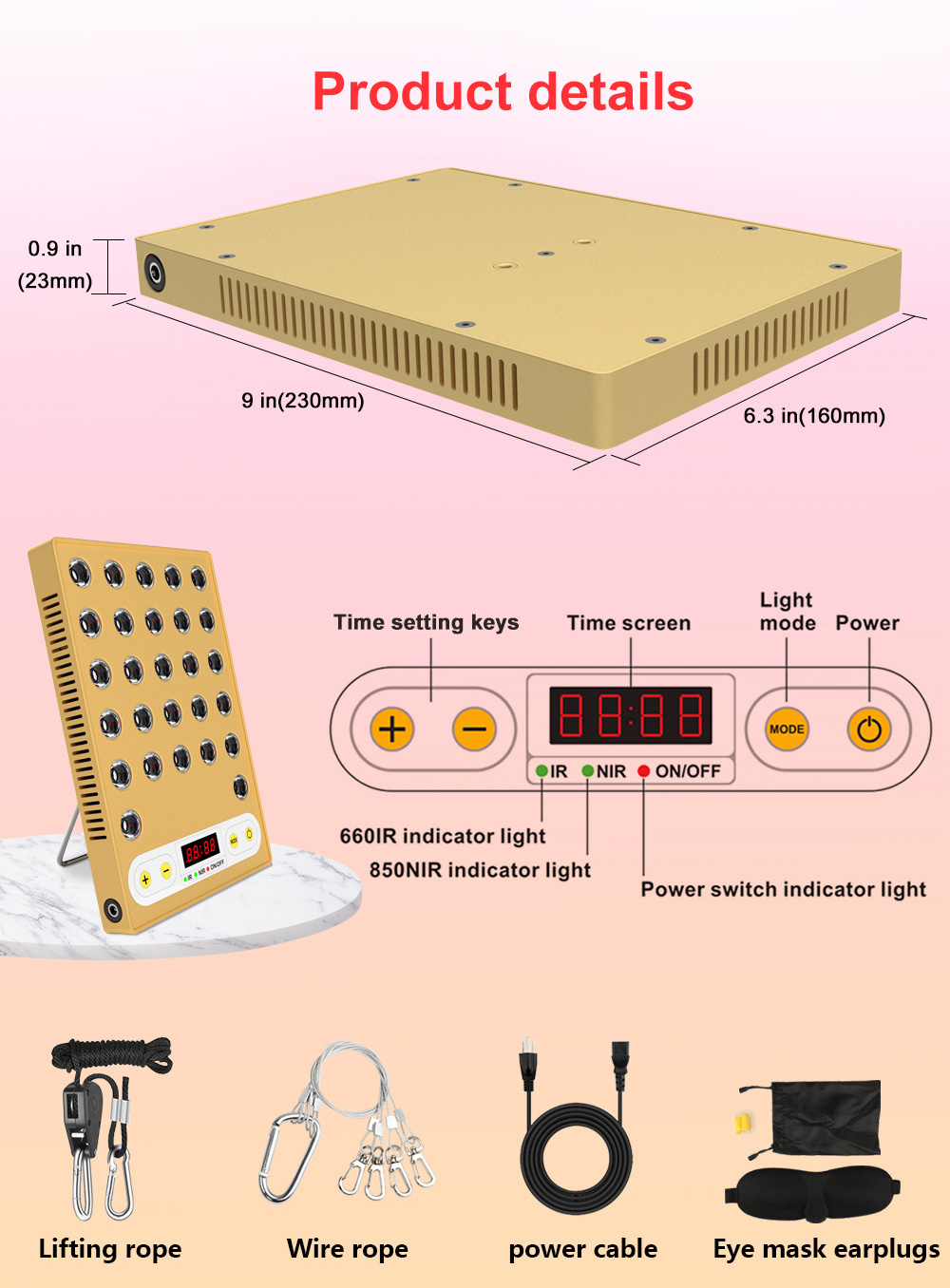 Factory Wholesale Led Pdt Lighting Color Therapy Machine