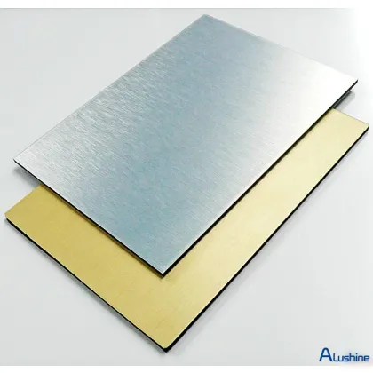 Brushed Golden ACM Sheet