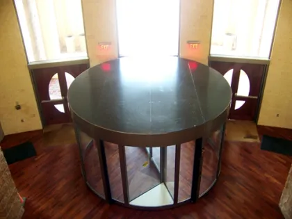 Two leaves Auto Revolving Door With CE