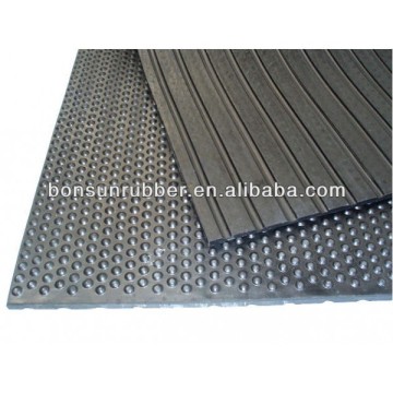 17mm * 1.22m * 1.83m bubble top/groove reverse rubber stable mat