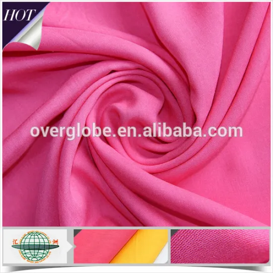 Rayon popline plain dyed fabric rapier quality