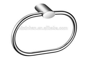 Contemporary styled,bathroom accessories chrome plated brass towel ring