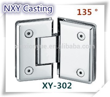 SS316& SS304 ,zinc-alloy 135 degree Glass shower hinge