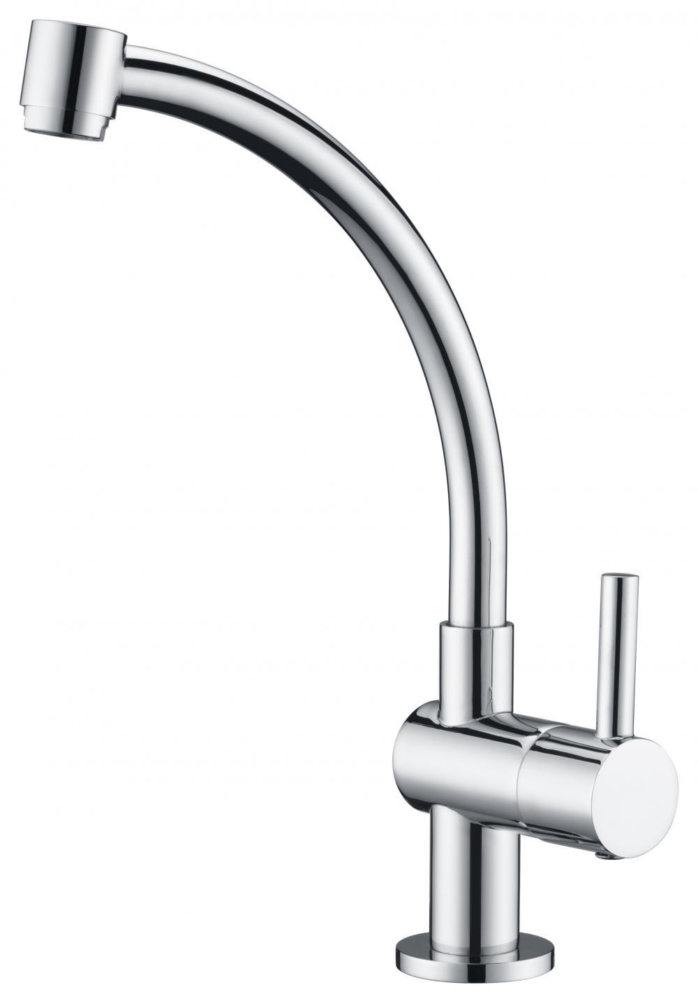 Gooseneck Sink Mixer Cold Water Only For Kitchen, High Quality Gooseneck Sink Mixer Cold Water