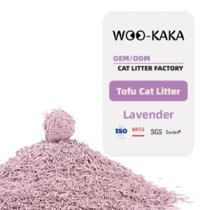 Fresh Smelling Lavender Tofu Cat Litter