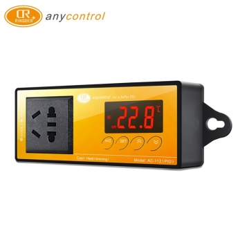 RINGDER AC-112 PID Digital Reptile Aquarium Dimming Thermostat - Temperature Controller with 230V/110V, 16A, 16-40°C