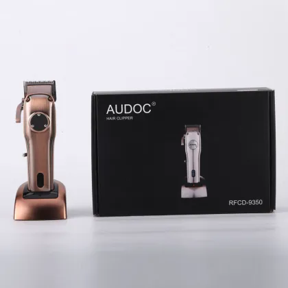 Professional Rechargeable Wireless Barber Clippers for Zero Gapped Men's Haircuts