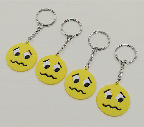 Promotional Emoticons and Smileys PVC Keyring 2