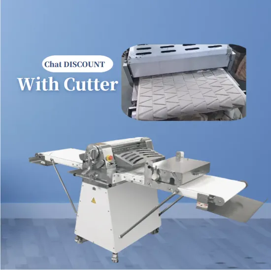Lattice Automatic Square Bread Pastry Dough Sheeter Roller Forming Machine with Cutter