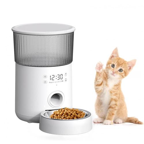 Alimentador inteligente para perros pequeños o gatos, alimentador automático