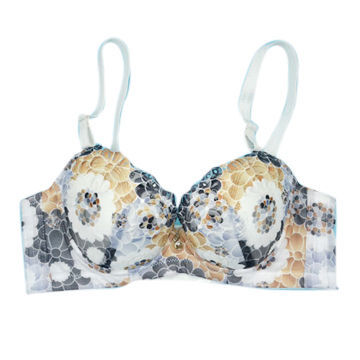 Bra, Made of Cotton and Mesh, Custom Sizes and Cups are Welcome, OEM Bra Factory