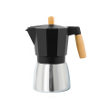 Cafetera de acero inoxidable y aluminio de alta calidad