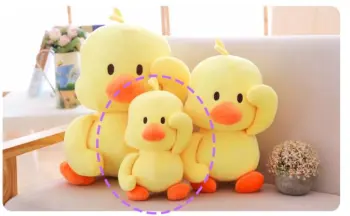 Net Red Small Yellow Duck Shaped Plush Toy