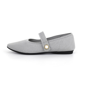 Stylish Knitted Mary Jane Flats