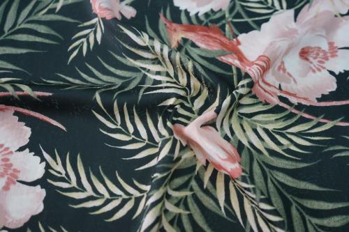 Polyester Sea Island Soft handfeel Jacquard Print Fabric