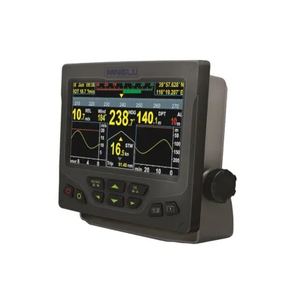 NINGLU NM501 Marine Electronics Multifunctional Repeater Display - GPS Depth Wind GYRO