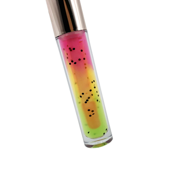 Fruity Watermelon Color Glitter Sequin Moisture Shiny Lip Gloss