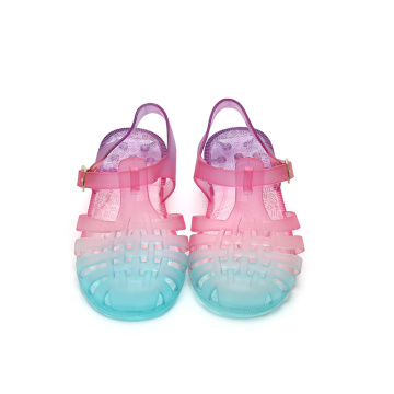 Sandales de gelée pour bébé couleur gradient