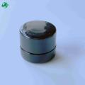 Jar barattolo di concentrato di vetro resistente a nera rotondo personalizzato