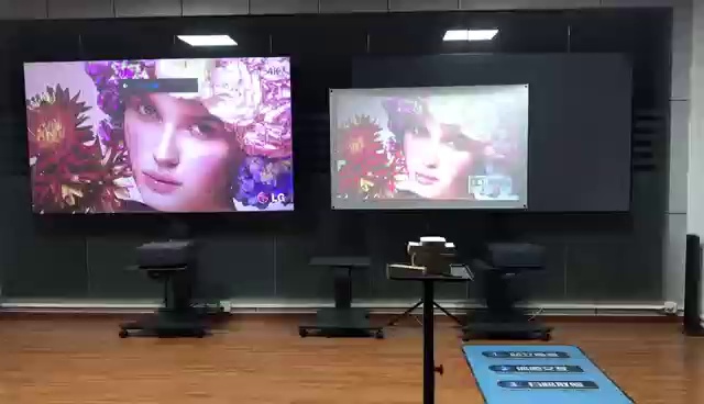 100 inch Fresnel Ultra Narrow Frame Projector Screen