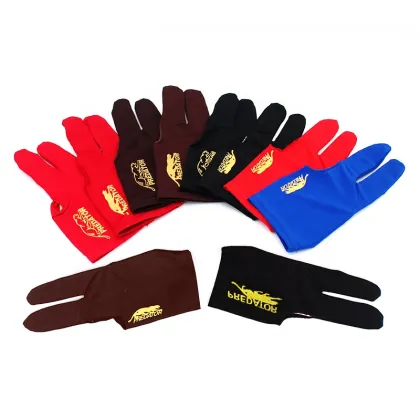 Breathable 3-Finger Billiard Gloves for Customized New Fashion