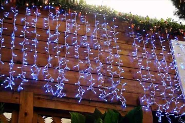 Programmable festival decoration Christmas led curtain waterfall lights