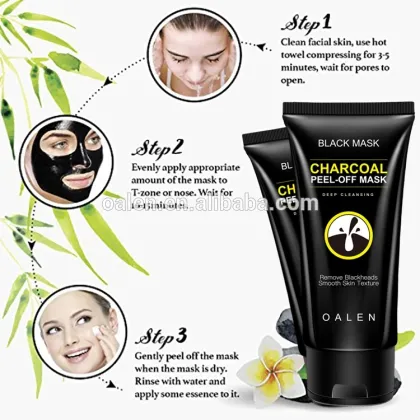 Bamboo Charcoal Nose Peel Off Black Facial Mask