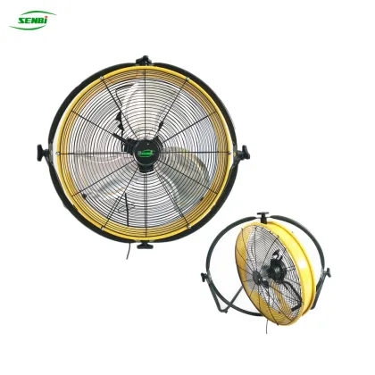 20 Inch Turbo Industrial Floor Fan with Centrifugal Ventilation